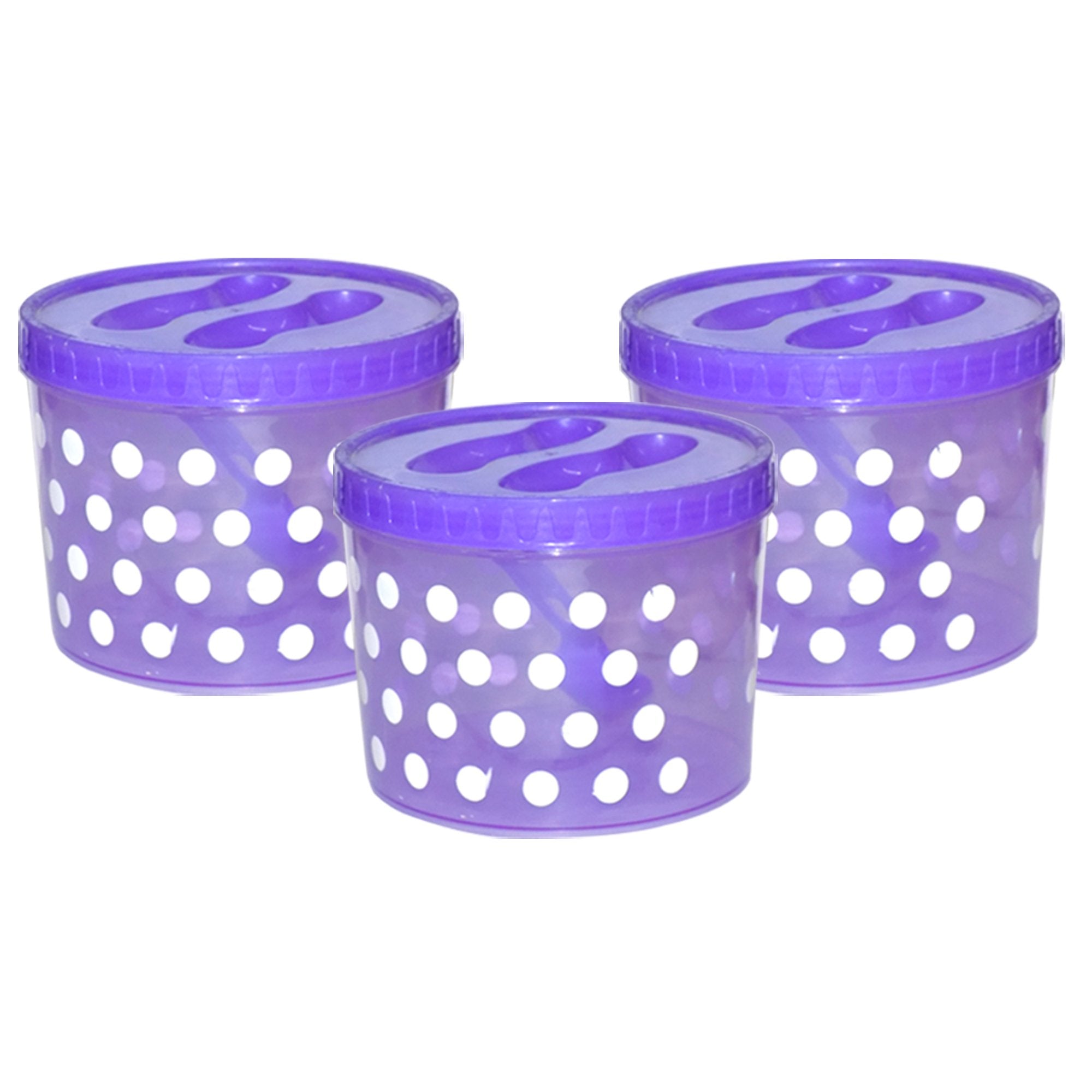 3662 Plastic Containers for Kitchen Storage, Food And Grocery Container (1000ml) (Set of 3) (Multicoloured) - SkyShopy 3662 Plastic Containers for Kitchen Storage, Food And Grocery Container (1000ml) (Set of 3) (Multicoloured) - SkyShopy